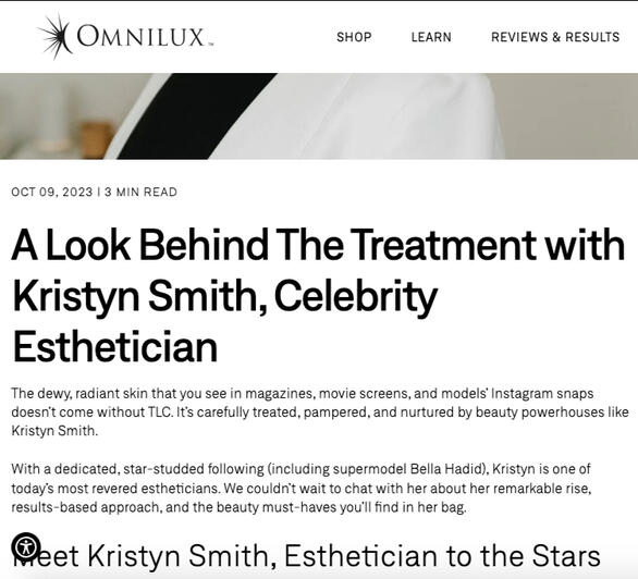 Blog article for Omnilux LED - 1