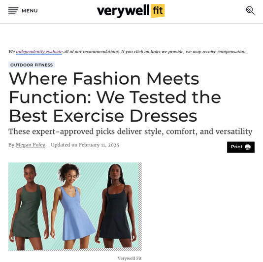 VWF: Exercise Dresses