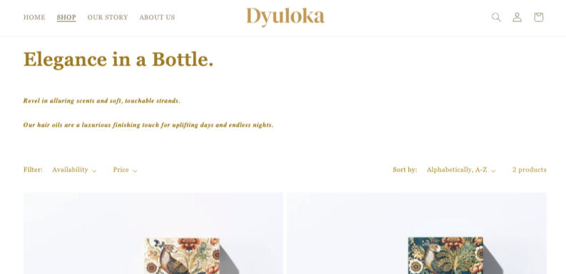 Dyuloka Website Content